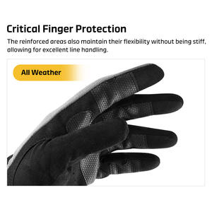 Gants de pêche NOEBY Fishing Power Game Shore Casting Nanoclaw, utilitaires, respirants, avec grip en tissu, pour toutes les utilisations. - Product Image 4