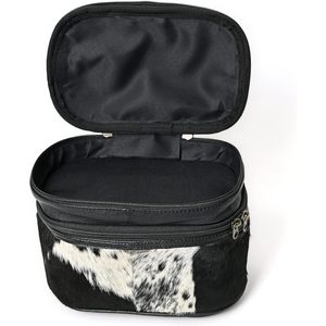 Étui de cadeaux de mariage fait à la main en cuir pleine fleur marron organisateur de voyage pour les demoiselles d'honneur de marié stockage de bijoux étanche - Product Image 6