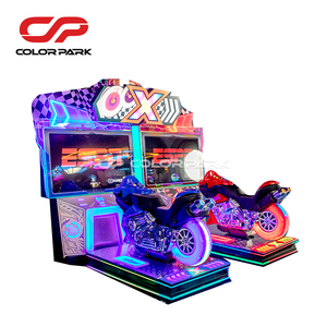 Parque colorido Nueva serie de máquinas recreativas de lujo Deportes Interior Simulador de experiencia que funciona con monedas Carreras de motos dinámicas - Product Image 4