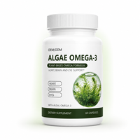 Capsules d'oméga 3 d'algues en gros, végétaliennes, à base de plantes, complément alimentaire, fabricant de bouteilles sous marque privée