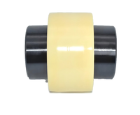 Accouplements d'arbre à engrenages Bowex flexibles en acier avec manchon en nylon, TGL 24 28 32 42, à dents en forme de tambour, trou personnalisable, gorge à clavette, pignon