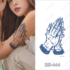 Venta al por mayor temporal fresco impermeable tatuaje pegatinas falso medio brazo <span class=keywords><strong>manga</strong></span> diseño para mujeres y hombres - Product Image 3