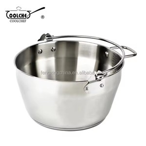Large Stainless Steel 9L Jam Pot <strong>Preserving</strong> Maslin <strong>Pan</strong> - Product Image 5