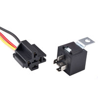 Relais automobile étanche 12V 24V 4 broches 5 broches 40A normalement ouvert à usage général noir rouge bornier en cuivre
