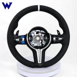 Volant en suède intégral pour <span class=keywords><strong>BMW</strong></span> <span class=keywords><strong>X1</strong></span> X3 X4 X5 X6 F10 F18 F11 F12 F30 F20 M2 M3 M4 M5 M6 X5M X6M F80 F82 F34 E46 - <span class=keywords><strong>Prix</strong></span> de gros - Product Image 4