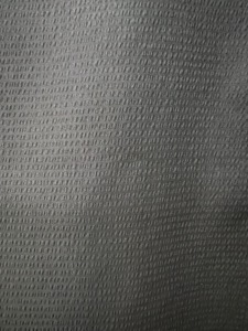 Gray small grid bubble jacquard fabric elastic textured cloth for sportswear casual dress apparel - Product Image 3