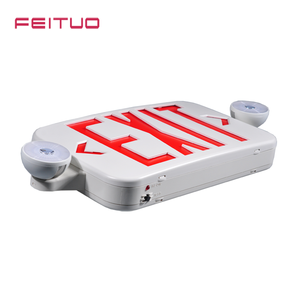 Juego de señales de salida universales Feituo, con luces LED ajustables de doble cabezal, adecuadas para escuelas, hospitales, tiendas minoristas y - Product Image 5
