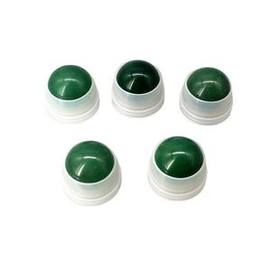 Rodillos de Piedras de Cristal Naturales Personalizados para Fabricantes, Bolas Redondas de Jade para Botellas de Aceites Esenciales - Product Image 2