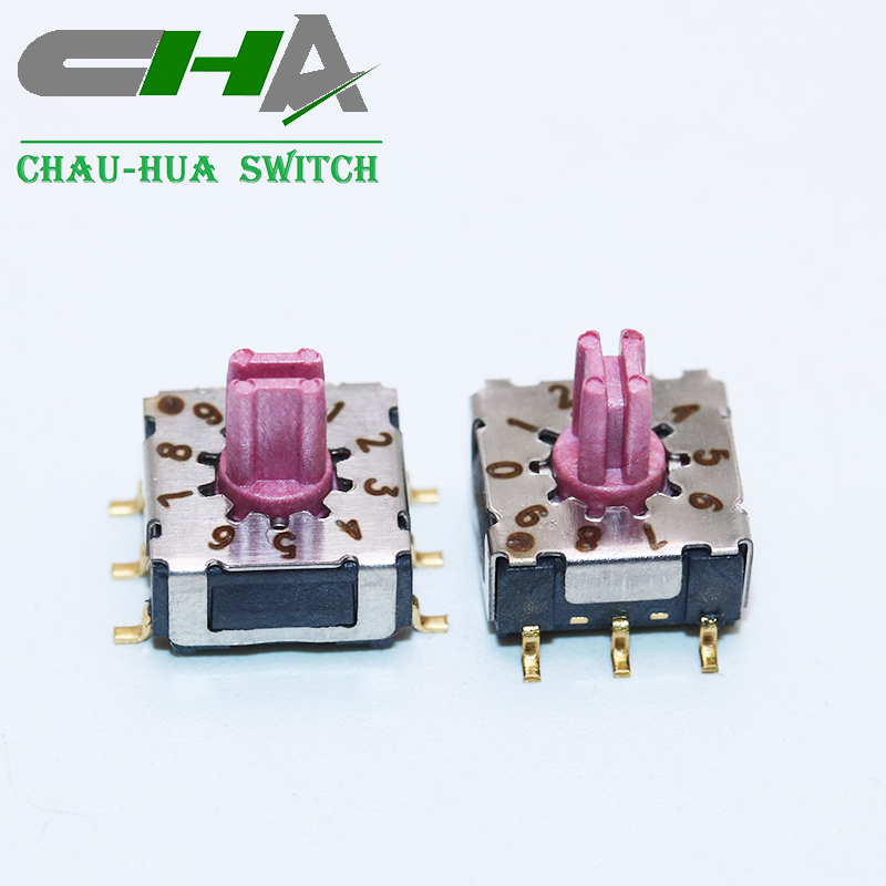 CHA RB Series 7.4X7.4mm Mini 4 10 <strong>16</strong> <strong>Position</strong> Digital <strong>Encoder</strong> <strong>Rotary</strong> <strong>Switch</strong> 3x3 / 3x2 Terminal <strong>Rotary</strong> <strong>Switch</strong>