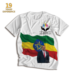 T-shirt Personalizzata da <span class=keywords><strong>Uomo</strong></span> per Campagna Elettorale, Asciugatura Rapida Digitale, Traspirante, Poliestere Cotone, ODM OEM per Eventi Elettorali Globali - Product Image 2