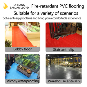 Tapete de Piso Antideslizante, Impermeable y Antirrayaduras de PVC en Rollo - Grosor y Ancho Personalizables para Uso en Interiores, Escuelas, Villas y Comercios - Product Image 4