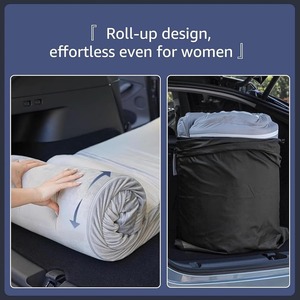 Colchoneta de Espuma Viscoelástica Mejorada para Dormir, Colchón Plegable Portátil para Coche Tesla Model X <span class=keywords><strong>Y</strong></span> con Bolsa de Almacenamiento - Product Image 4