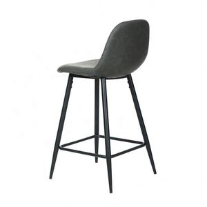 Sedia <span class=keywords><strong>da</strong></span> Pranzo Moderna 2026 di Alta Qualità, Arredamento Interno per Ristoranti, in Pelle Nera con Gambe Verniciate - Product Image 3