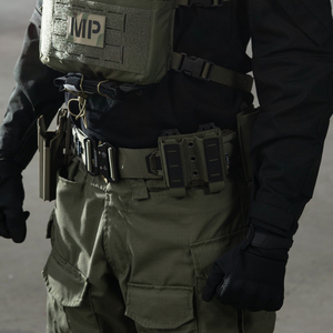 इगोयरर 500 डी नायलॉन सामरिक डबल पत्रिका पाउच 9 मिमी साइड इलास्टिक डोमेस्टिक कपड़े डिजाइन - Product Image 4