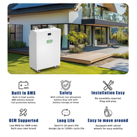 Batterie LiFePO4 au lithium 10KWh 9KWH 10KWH 15KWH 51.2V 48V 100Ah 120Ah 150Ah 200Ah 230Ah pour système d'énergie solaire (ESS)