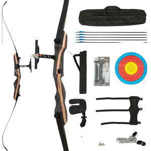 PMZ Archery High Quality Hunting <strong>Recurve</strong> <strong>Bow</strong> Set with <strong>Bow</strong> <strong>String</strong> for Horse Riding - Product Image 1