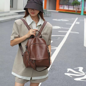 AndoBag - Mochilas de Moda de Cuero Vacuno Genuino para Mujer, Bolsos de Hombro para Viajes al Aire Libre, Bolsos de Mano de Gran Capacidad 8515 - Product Image 3