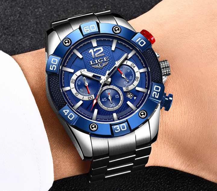 Alibaba Lige Luxury Quartz Watch LIGE 10030 Watch Luxury Mens