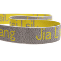 Ceinture Jacquard Élastique Dansky Rayée en Tricot Doux Polyester/Nylon pour Vêtements