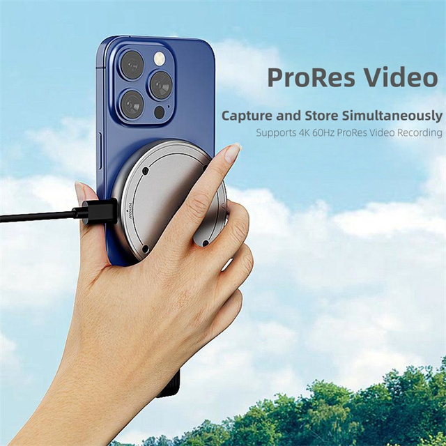 External Magnetic SSD Enclosure 2230 Casing SSD 4TB NVME Enclosure for Iphone Aluminum SSD Casing