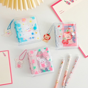 Cute Bear Album Jelly Color PVC Photo Album Cover porta carte di credito custodia per carte da <span class=keywords><strong>3</strong></span> pollici Mini Clear Kpop Photo Album con portachiavi - Product Image 5