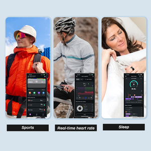 Monitor de actividad física con seguimiento de anillo para la ansiedad, monitor de frecuencia cardíaca, oxígeno en sangre y sueño, incluye despertador - Product Image 3