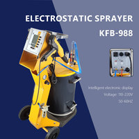 Machine de revêtement en poudre intelligente KF en parfait état, composants PLC essentiels pour l'usine de fabrication métallique, taux de charge de poudre élevé