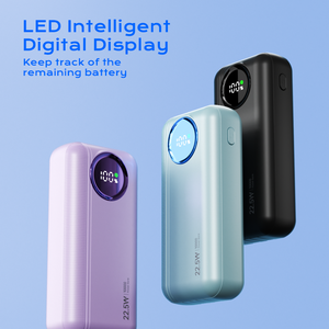 Cargador Portátil de Carga Rápida de 10000 mAh con Pantalla LED, Ultrafino, Multidispositivo, de Gran Capacidad - Product Image 1