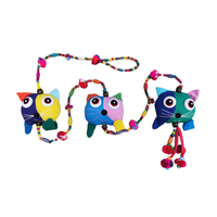 Carillon éolien éléphant Animal en peluche suspendu décoration de la maison salon tenture murale cadeau et artisanat fait à la main