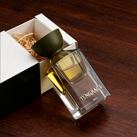 Botol parfum transparan 30ml unik desain cantik botol kaca kosong botol aroma dengan tutup Matte