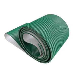 Fabrika fiyat yeni yeşil elmas desen PVC konveyör bant restoran gıda dükkanı kullanımı için <span class=keywords><strong>2</strong></span> katmanlı dayanıklı Anti-skid yatay - Product Image 3
