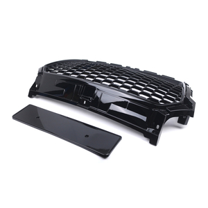 Grille de pare-chocs avant en maille nid d'abeille noir brillant pour <span class=keywords><strong>Audi</strong></span> A1 2016-2018 Version ue/US 8XA853651 8XA853651B - Product Image 5