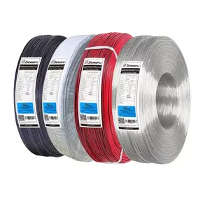 Insulation Flat Ribbon White Wire Cable Tinned Copper 2468 18-28awg 2 Cores PVC OZ Stranded Wires Insulated Wire Rohs PVC XLP
