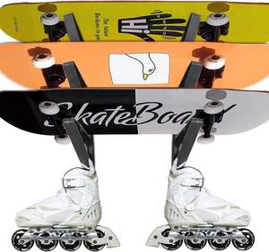 Support de rangement mural multi-sport en plastique horizontal pour 3 planches à neige Planches de surf Waterplay Outils et accessoires de surf - Product Image 4