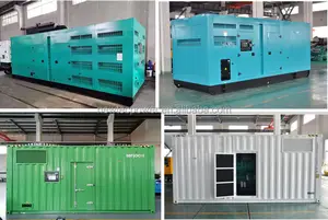 Big Power Container Type1000kw 1250kva Diesel Generator Powered By Cumins