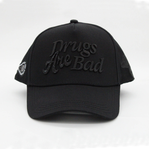 Casquette de baseball 5 panneaux de haute qualité, brodée en 3D, en coton, doublée satin, motif flamme, Problematic and Dangerous Problematic Records - Product Image 4