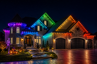 Éclairage LED permanent pour extérieur Gemstone Lighting, DC48V IP68, lumière ponctuelle RGBW, étanche, pour la décoration de façade de bâtiment