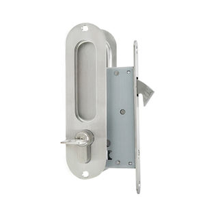 Serrure ronde à <span class=keywords><strong>crochet</strong></span> pour porte coulissante en acier inoxydable 304 durable avec bouton tournant - Product Image 2