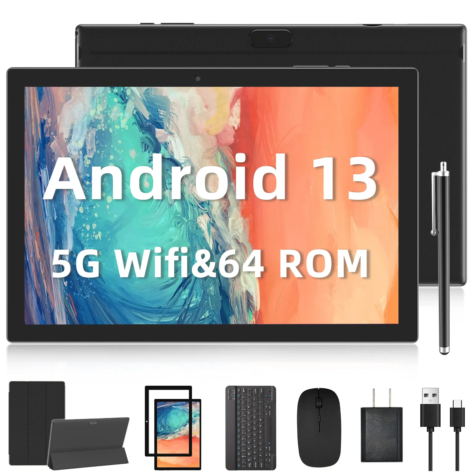 Wholesale OEM ODM 2 4 6 8GB RAM 64 128GB ROM Wifi Gaming Pulgadas 10 inch Tab Tableta Tablette PC Tablet Android