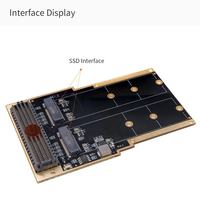 Tarjeta Adaptadora de Interfaz ALINX FH1402 FMC HPC a SSD NVM de 2 Canales M.2, Tarjeta Hija FMC para Placa FPGA