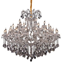 Lustre en cristal de style nordique classique Maria Theresa pour hôtel, salon, salle à manger, villa, éclairage intérieur