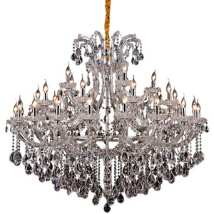 Lustre en cristal de style nordique classique Maria Theresa <span class=keywords><strong>pour</strong></span> hôtel, mariage, <span class=keywords><strong>salle</strong></span> <span class=keywords><strong>à</strong></span> <span class=keywords><strong>manger</strong></span>, villa, <span class=keywords><strong>salon</strong></span>, éclairage intérieur - Product Image 2
