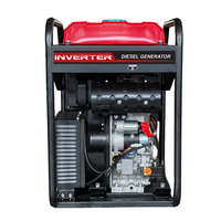 Générateur diesel portable à inverseur ouvert de 7,0 kW (7000 W)