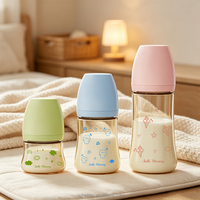 Botol Susu Bayi PPSU Anti Kolik Grosir Custom 90ml 160ml 240ml Bebas BPA Botol Susu Polos PPSU