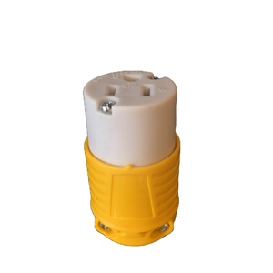 PowerLink RM-515R 15 Amp, 125 <span class=keywords><strong>Volt</strong></span>, <span class=keywords><strong>Presa</strong></span> con Cavo, con Messa a Terra, Giallo - Product Image 2