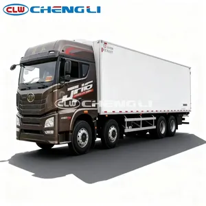 FAW JH6 8X4 30 tonnes Fourgon frigorifique pour le transport de produits alimentaires, véhicule/camion frigorifique, prix pour le transport de glace - Product Image 2