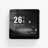 Thermostat intelligent à économie d'énergie Becasmart BVRF-L001, carré de 4 pouces, en plastique ABS, pour systèmes d'air conditionné central VRV/VRF