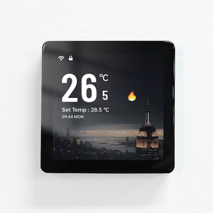 Becasmart BVRF-L001 4 Zoll Quadratischer ABS-Kunststoff Energiesparender Intelligenter Thermostat für AC VRV/VRF Zentralklimaanlagen - Product Image 1