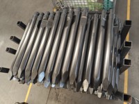 Pièces de rechange pour excavatrice EDT, pièces de marteau hydraulique, burin pour marteau hydraulique pour excavatrices de 0,8 à 140 tonnes, diamètre de 40 à 258 mm