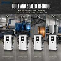 Fabricant de stations de recharge DC pour véhicules électriques OEM ODM 30-360kW, double pistolet 200-750V 40-480A IP55, borne de recharge commerciale